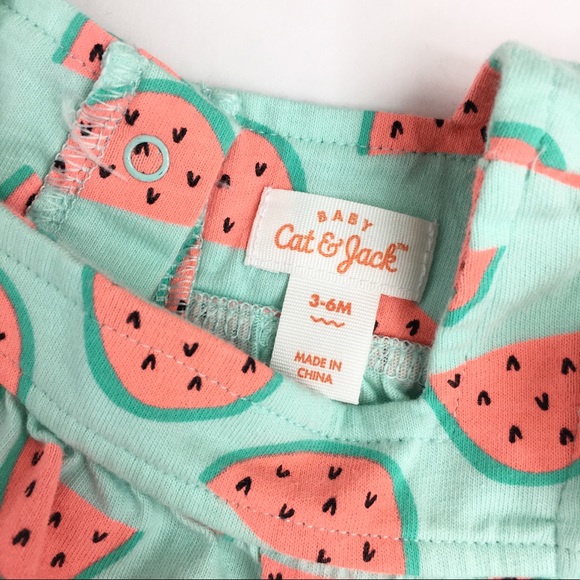 🎉HP🎉 Like New!🍉Cat & Jack Romper & Cardigan - Picture 7 of 8